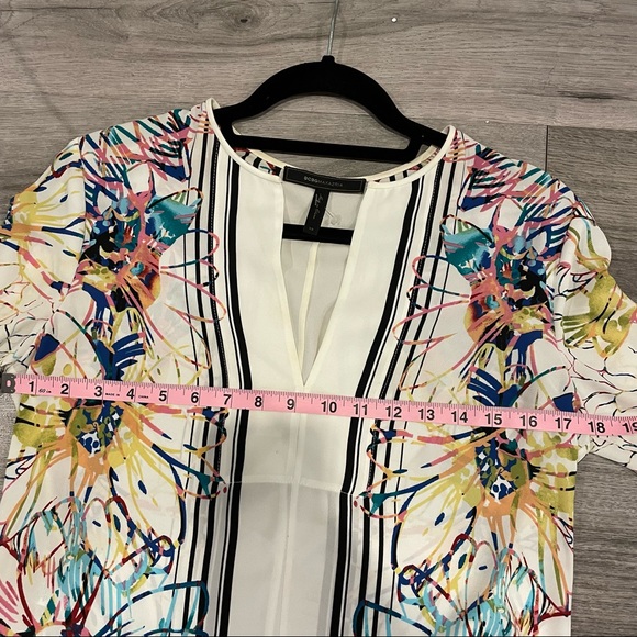 BCBG MaxAzria Haida Silky Tunic Top Size XS - Picture 15 of 16